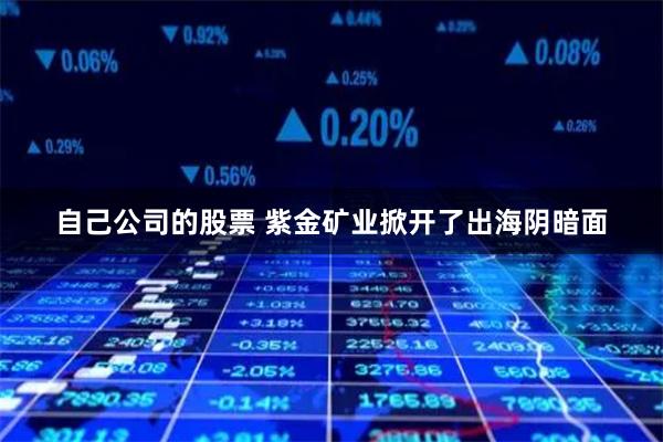 自己公司的股票 紫金矿业掀开了出海阴暗面